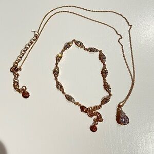 Olive & Piper - “Chloe” Pendant and Mini Bracelet Set